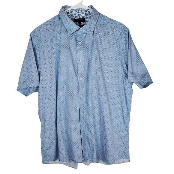 Ted Baker London Other - TED BAKER London 6 Short Sleeve Printed Button Down Shirt Collared Dress HIDRAGA